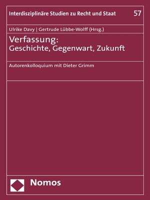 cover image of Verfassung